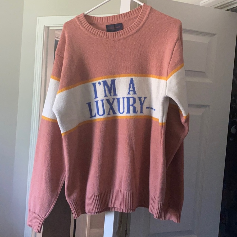 Gyles and George I’m a luxury sweater
